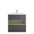 Hudson Reed Coast Vanity Units - Floor Standing 2 Drawer Unit with Basin - Unbeatable Bathrooms