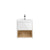 Hudson Reed Coast Vanity Unit - Wall Hung 1 Drawer Unit with Basin - Unbeatable Bathrooms