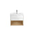Hudson Reed Coast Vanity Unit - Wall Hung 1 Drawer Unit with Basin - Unbeatable Bathrooms