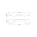 Hudson Reed Furniture D Shaped Handle Chrome - Unbeatable Bathrooms