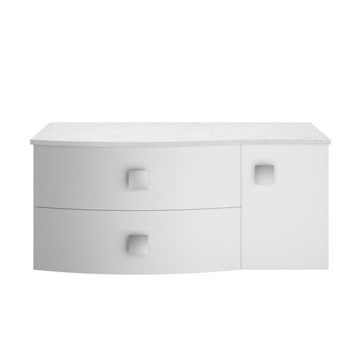 Hudson Reed Sarenna 100Cm Cabinet & Marble Top - Unbeatable Bathrooms
