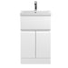 Hudson Reed Urban 5/6/800mm Vanity Unit - Floor Standing 2 Door & 1 Drawer Unit with Basin - Unbeatable Bathrooms