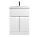 Hudson Reed Urban 5/6/800mm Vanity Unit - Floor Standing 2 Door & 1 Drawer Unit with Basin - Unbeatable Bathrooms