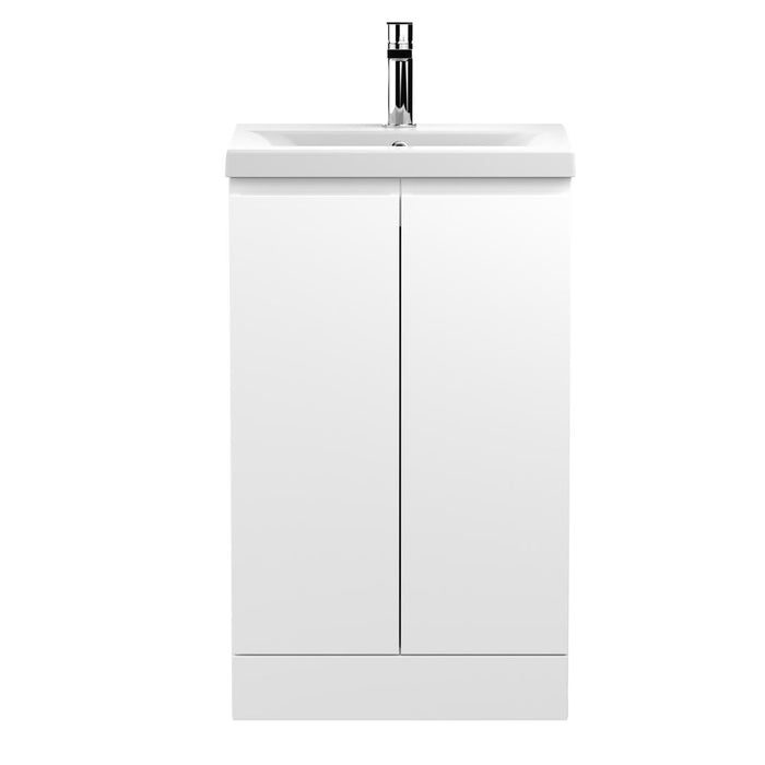 Hudson Reed Urban 500/600mm Vanity Unit - Floor Standing 2 Door Unit with Basin - Unbeatable Bathrooms