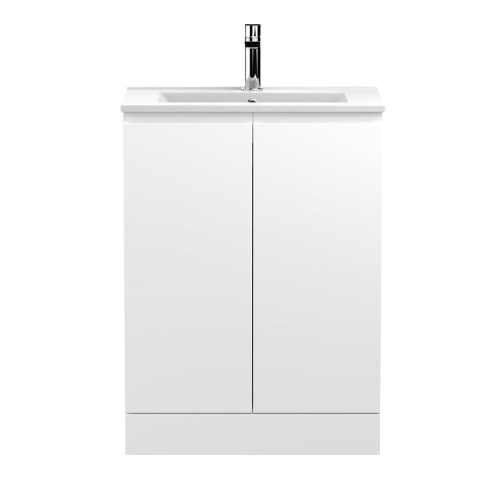 Hudson Reed Urban 500/600mm Vanity Unit - Floor Standing 2 Door Unit with Basin - Unbeatable Bathrooms