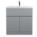 Hudson Reed Urban 5/6/800mm Vanity Unit - Floor Standing 2 Door & 1 Drawer Unit with Basin - Unbeatable Bathrooms