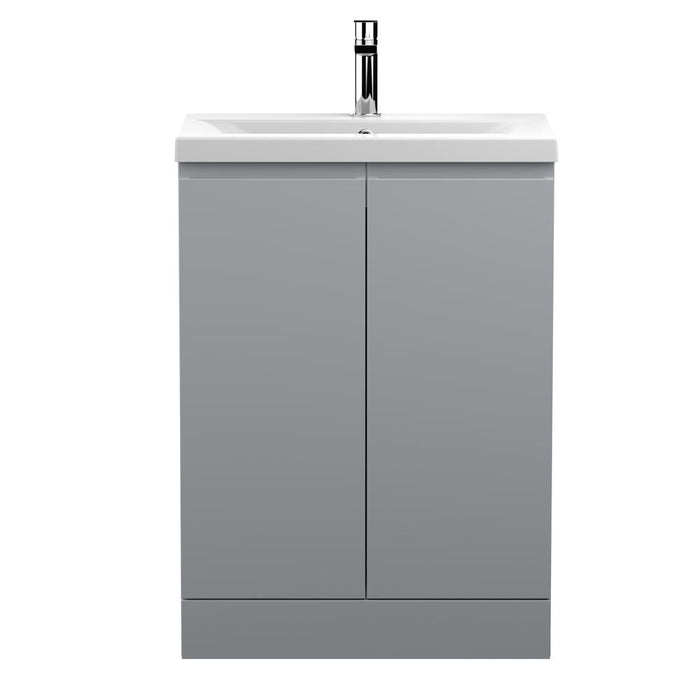 Hudson Reed Urban 500/600mm Vanity Unit - Floor Standing 2 Door Unit with Basin - Unbeatable Bathrooms