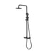 Niagara Equate Round Thermostatic Shower Set - Matt Black - Unbeatable Bathrooms