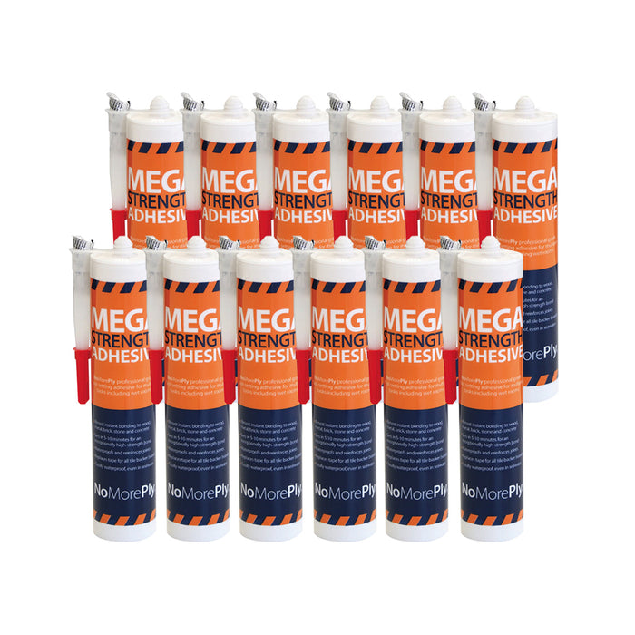NoMorePly Mega Strength Tile Backing Board Adhesive - 310ml ( 24 ) - Unbeatable Bathrooms