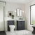 Nuie Deco 600mm Floor Standing 2-Door Vanity Unit & Basin (Various) - Unbeatable Bathrooms