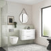 Nuie Deco 600mm Floor Standing 2-Door Vanity Unit & Basin (Various) - Unbeatable Bathrooms