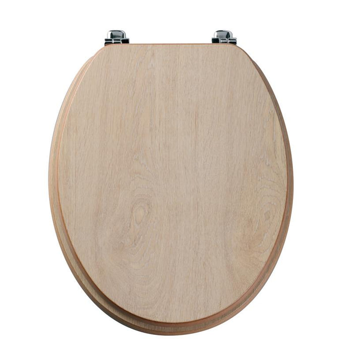 Tavistock Millennium Wooden Toilet Seat - Limed Oak - Unbeatable Bathrooms