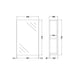 Hudson Reed Fusion Mirror Cabinet (18cm Deep) - Unbeatable Bathrooms