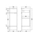 Hudson Reed Fusion 30cm Drawer Lined Unit - Unbeatable Bathrooms