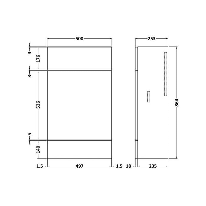 Hudson Reed Fusion WC Unit - Compact - Unbeatable Bathrooms