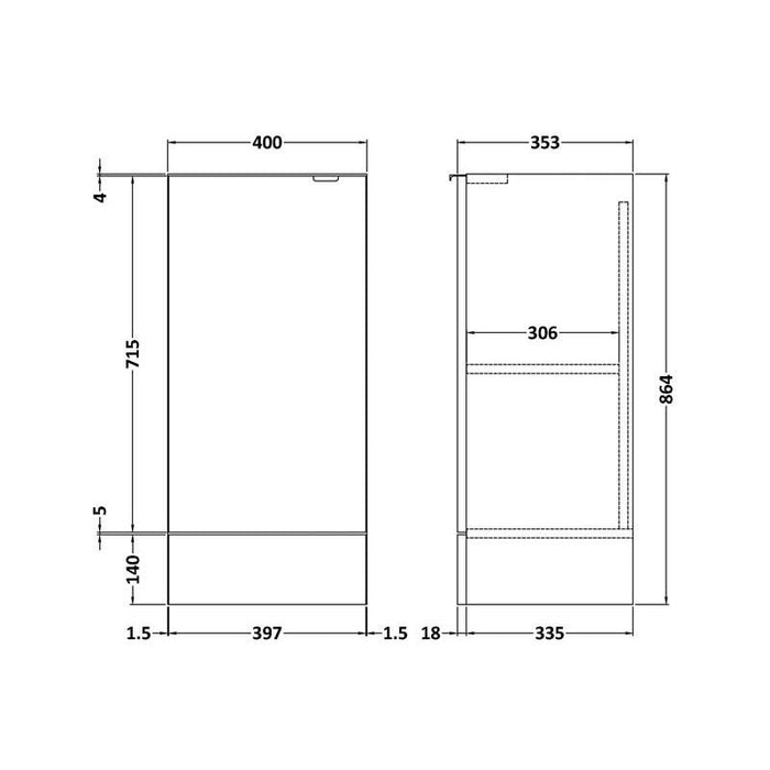 Hudson Reed Fusion Base Unit - Unbeatable Bathrooms