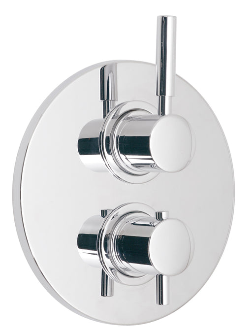Vado Origins 1 Outlet 2 Handle Concealed Thermostatic Shower Valve Wall Mounted - Unbeatable Bathrooms