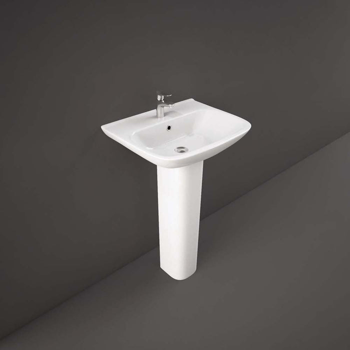 RAK Origin 45/52/65cm Full Pedestal Basin - 1TH - Unbeatable Bathrooms
