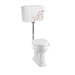 Burlington Colours Low-Level Cistern Toilet with 520 Lever Cistern - Unbeatable Bathrooms
