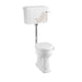 Burlington Colours Low-Level Cistern Toilet with 520 Lever Cistern & Seat - Unbeatable Bathrooms