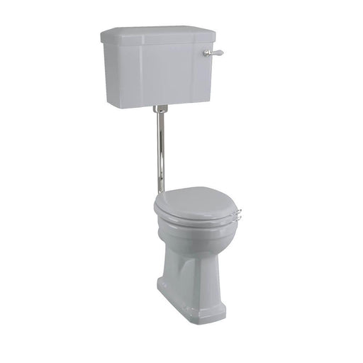 Burlington Colours Low-Level Cistern Toilet with 520 Lever Cistern - Unbeatable Bathrooms