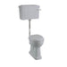 Burlington Colours Low-Level Cistern Toilet with 520 Lever Cistern - Unbeatable Bathrooms