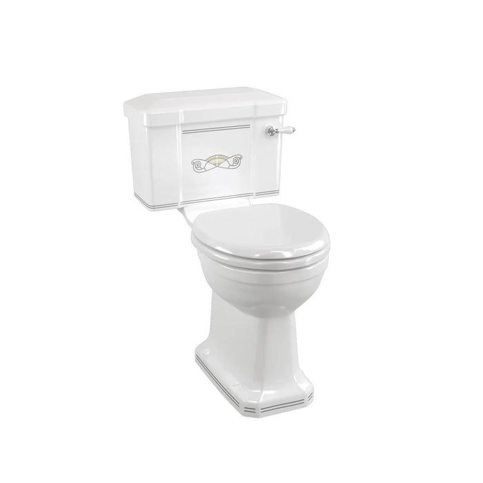 Burlington Bespoke Standard Close Coupled Toilet with Lever Cistern - Unbeatable Bathrooms