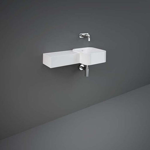RAK Ceramics Petit Square Wall Hung Wash Basin - Unbeatable Bathrooms