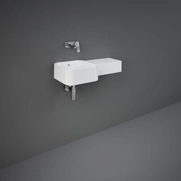 RAK Ceramics Petit Square Wall Hung Wash Basin - Unbeatable Bathrooms