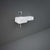 RAK Ceramics Petit Square Wall Hung Wash Basin - Unbeatable Bathrooms
