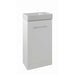 JTP Pace 400 Floor Mounted Unit with Basin - White - Unbeatable Bathrooms