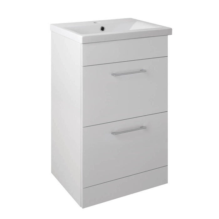 JTP Pace 500 Floor Standing Unit with Drawers and Basin - Unbeatable Bathrooms