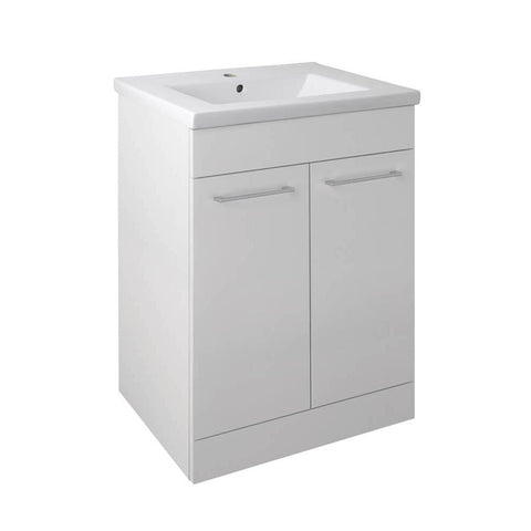 JTP Pace 600 Floor Mounted Unit with 2 Doors and Basin - Unbeatable Bathrooms