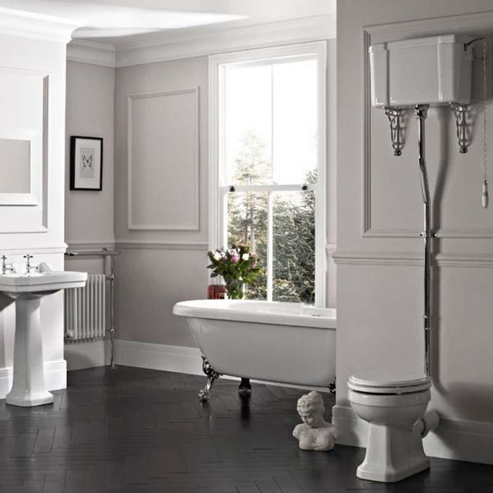 Tavistock Vitoria High-Level Cistern Toilet - Unbeatable Bathrooms