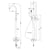 Hudson Reed Tec Lever Floor Standing Bath Shower Mixer - Unbeatable Bathrooms