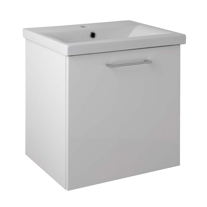 JTP Pace 500 Wall Mounted Vanity Unit with Single Door - Unbeatable Bathrooms