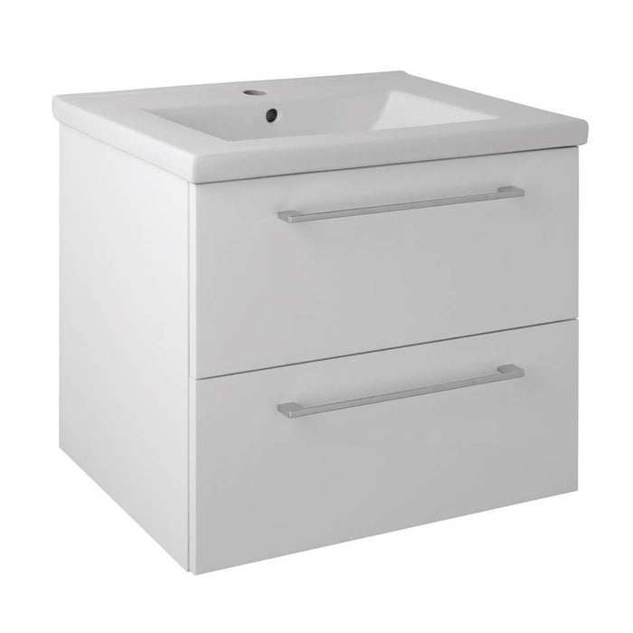 JTP Pace 600 Wall Mounted Unit with Drawers and Basin - Unbeatable Bathrooms