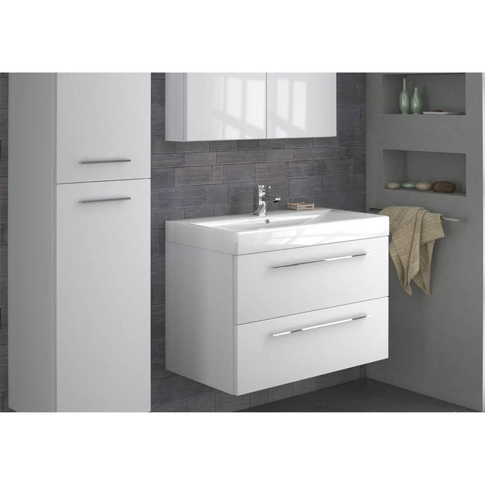 JTP Pace 600 Wall Mounted Unit with Drawers and Basin - Unbeatable Bathrooms