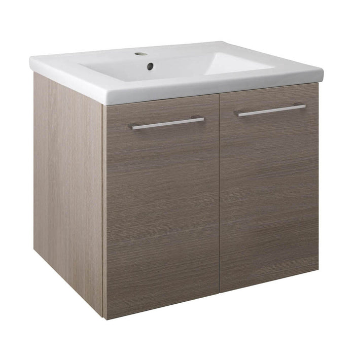 JTP Pace 600 Wall Mounted Unit with 2 Doors and Basin - Unbeatable Bathrooms