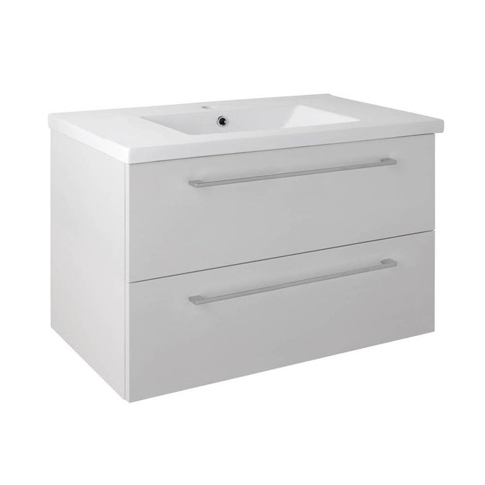 JTP Pace 800 Wall Mounted Unit with Drawers and Basin - Unbeatable Bathrooms