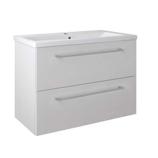 JTP Pace 800 Wall Mounted Unit 380mm Projection with Two Drawers - Unbeatable Bathrooms