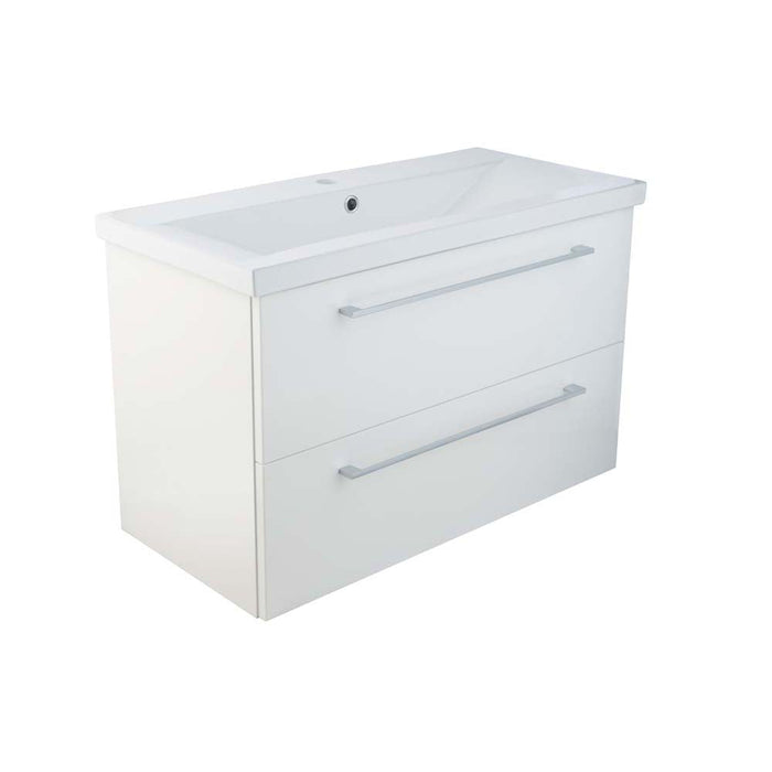 JTP Pace 800 Wall Mounted Unit 380mm Projection with Two Drawers - Unbeatable Bathrooms