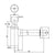 The White Space Round Bottle Trap - Black - Unbeatable Bathrooms