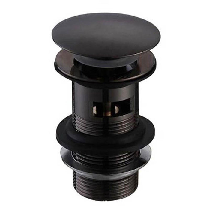 The White Space Sprung Plug Basin Waste Large Cover - Slotted - Unbeatable Bathrooms