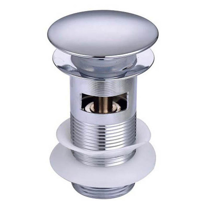 The White Space Sprung Plug Basin Waste Large Cover - Slotted - Unbeatable Bathrooms