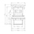 The White Space Sprung Plug Basin Waste Large Cover - Unslotted - Unbeatable Bathrooms