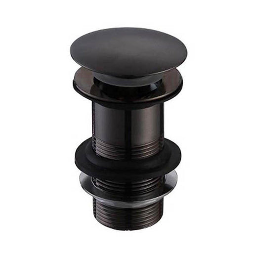 The White Space Sprung Plug Basin Waste Large Cover - Unslotted - Unbeatable Bathrooms