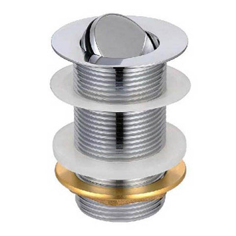 The White Space Flip Basin Waste (Slotted) Chrome - Unbeatable Bathrooms