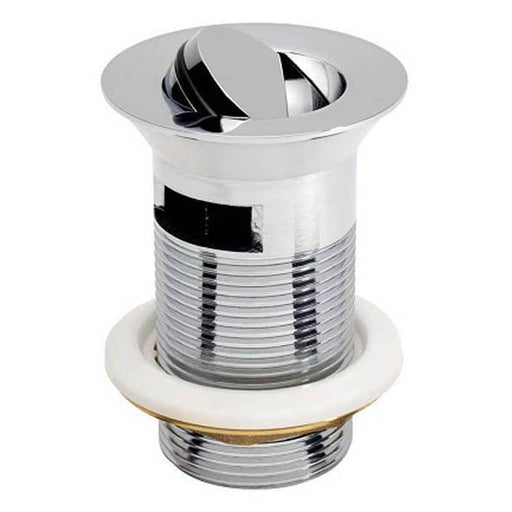 The White Space Flip Basin Waste (Unslotted) - Chrome - Unbeatable Bathrooms