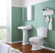 Nuie Legend Traditional Full Bathroom Suite with 1800 x 800mm Art Deco Bath - Unbeatable Bathrooms